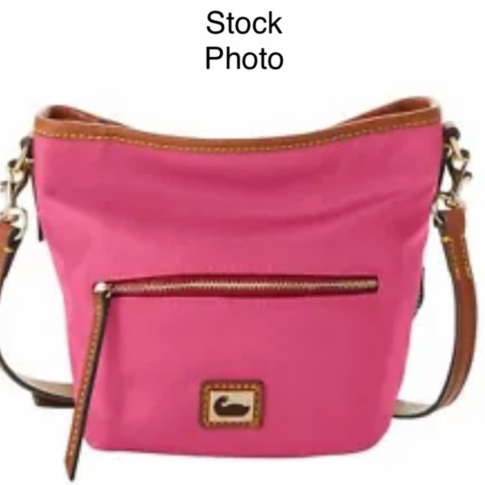 NEW Dooney & Bourke WAYFARER Nylon Mini PINK Crossbody